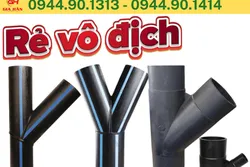 Chữ Y HDPE D110 l Ba Chạc 45 Độ l PN6 - PN16