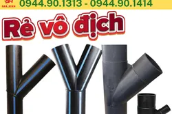 Chữ Y HDPE D90 l Ba Chạc 45 Độ l PN6 - PN16