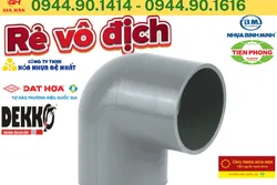 Co Nhựa PVC D125 l Cút Phi 125 PVC Giá Rẻ