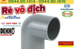 Co Nhựa PVC D160 l Cút Phi 160 PVC Giá Rẻ