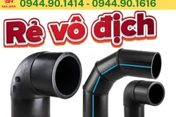Co D180 Nhựa HDPE l Nối Góc 90 l Cút HDPE
