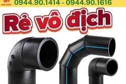 Co D400 Nhựa HDPE l Nối Góc 90 l Cút HDPE