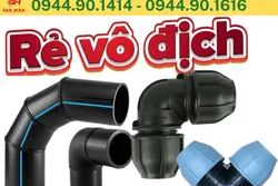 Co D90 Nhựa HDPE l Nối Góc 90 l Cút HDPE