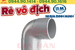 Co 42 PVC Nhựa Bình Minh l Cút PVC - Co Góc 90 Độ