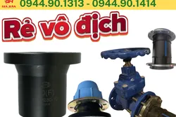 Mặt Bích Nhựa HDPE D140 l Bích Kết Nối Ống Với Van