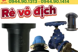Mặt Bích Nhựa HDPE D160 l Bích Kết Nối Ống Với Van