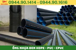 Ống Nhựa Đen (HDPE & PVC): Phân Loại, Bảng Giá & Ứng Dụng Chi Tiết