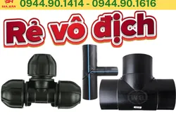 Tê Nhựa HDPE D140 l Ba Chạc HDPE l Chữ T HDPE