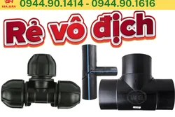 Tê Nhựa HDPE D450 l Ba Chạc HDPE l Chữ T HDPE