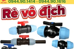 Van Nhựa HDPE D20 l Van HDPE Nối Nhanh