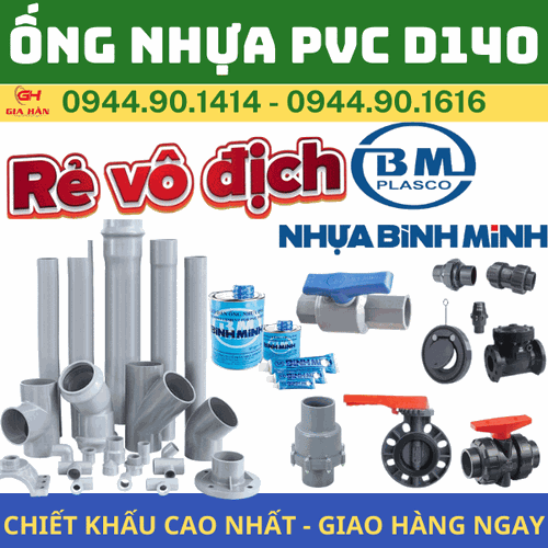 Ống Nhựa PVC Bình Minh l Chiết Khấu Cao Nhất l Giao Hàng Ngay