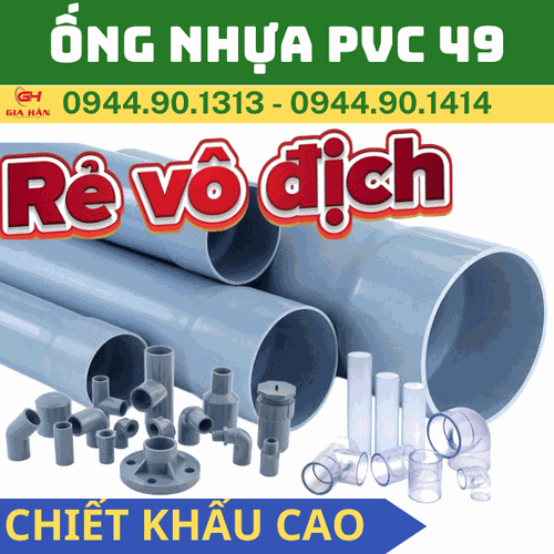 Ống PVC D49 Giá Rẻ l Nhựa Quốc Trung l Giá Bao Rẻ