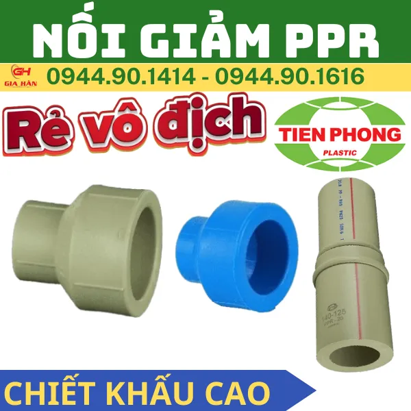 Nối Giảm PPR Tiền Phong l Măng Sông Giảm PPR l Côn Thu PPR