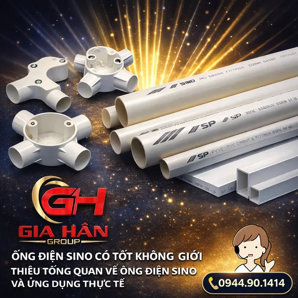Ống Luồn Điện Tròn Sino