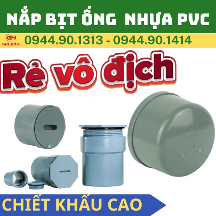 Nắp Bịt Ống Nhựa PVC Tiền Phong