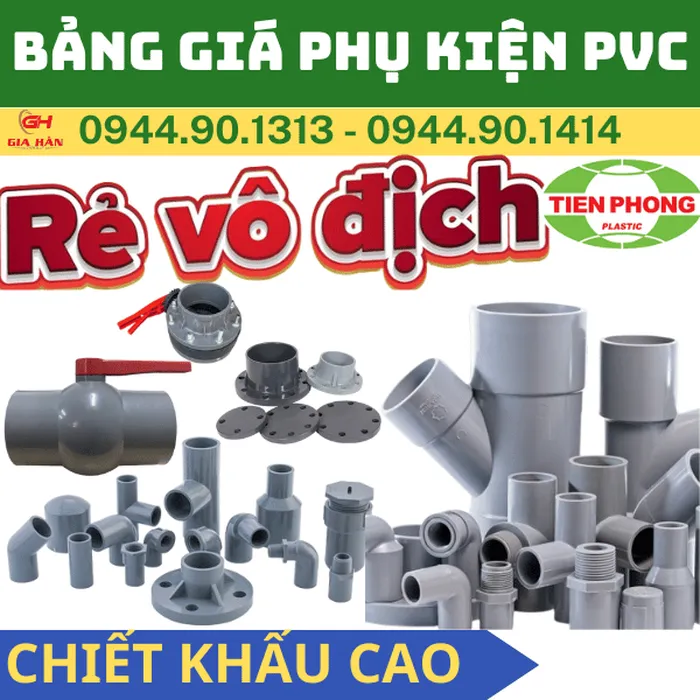Bảng Giá Phụ Kiện Nhựa PVC l Nhựa Tiền Phong l Giá Rẻ Nhất