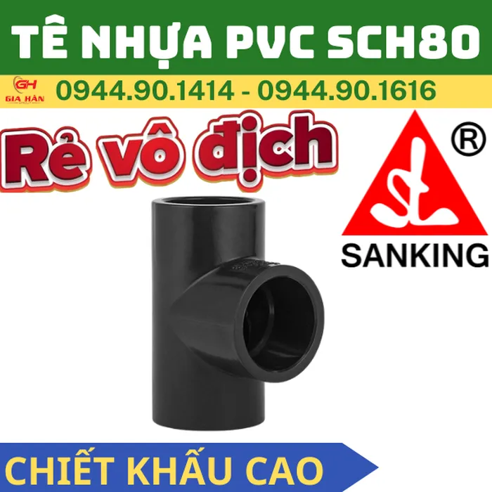 Tê Nhựa PVC SCH80 l CPVC SCH80