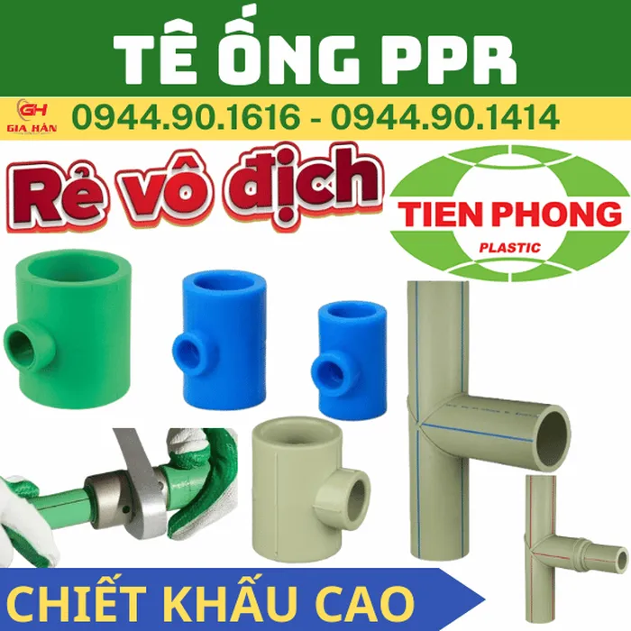 Tê PPR Tiền Phong l Ba Chạc 90 Độ PPR