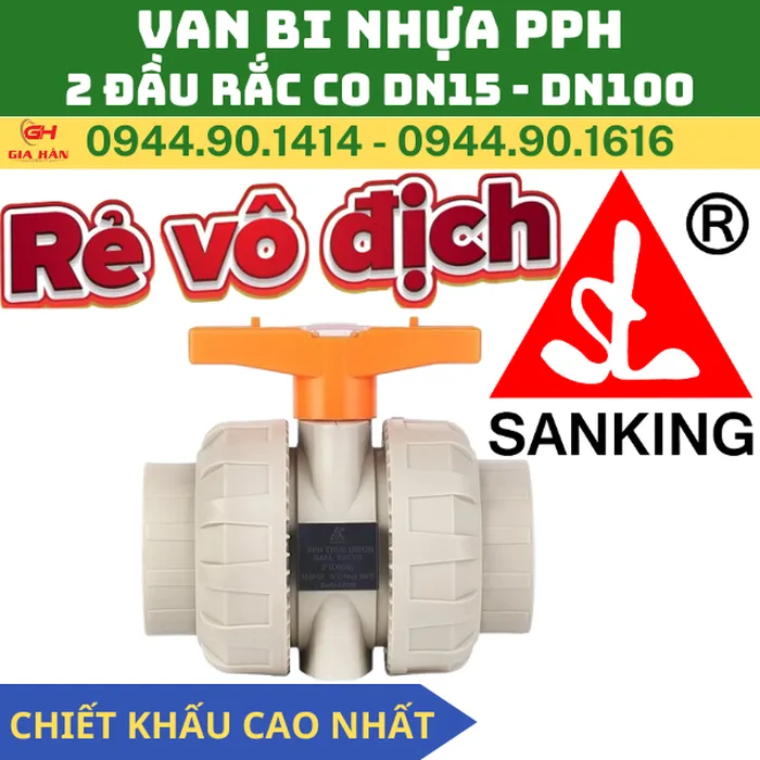 Van Bi Nhựa PPH Rắc Co l Bảng Giá & Ứng Dụng Trong Công Nghiệp Hóa Chất