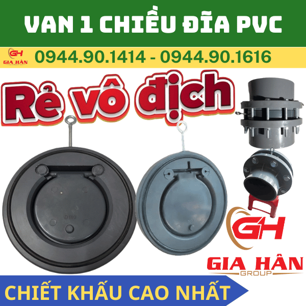 van 1 chieu dia pvc