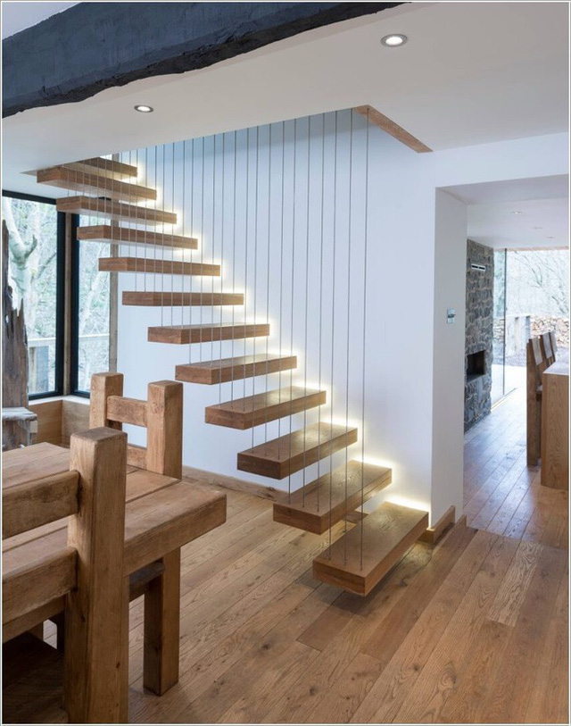 Trang trí nhà chật ấn tượng với hệ thống nội thất "treo lơ lửng" tiết kiệm diện tích 2