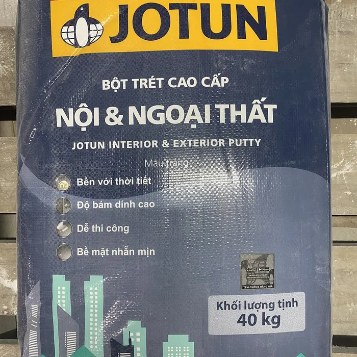 Jotun Putty In&Ext (Bột trét nội ngoại thất - Trắng) 40Kg