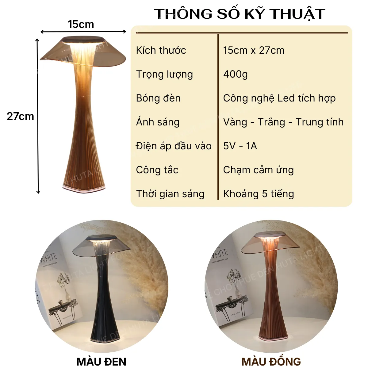 1. THÔNG SỐ KỸ THUẬT ĐÈN LED ET1