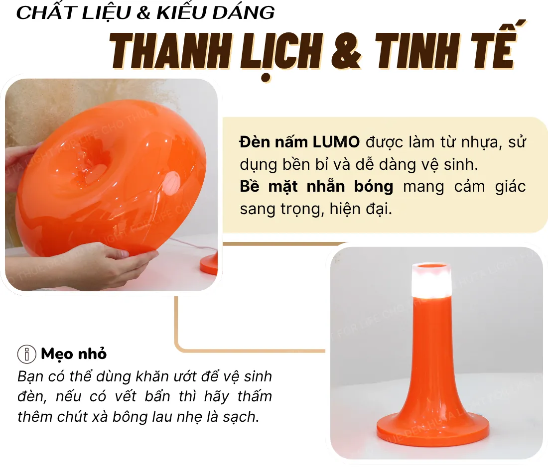 1. THÔNG SỐ KỸ THUẬT ĐÈN BÀN DECOR MÃ LUMO
