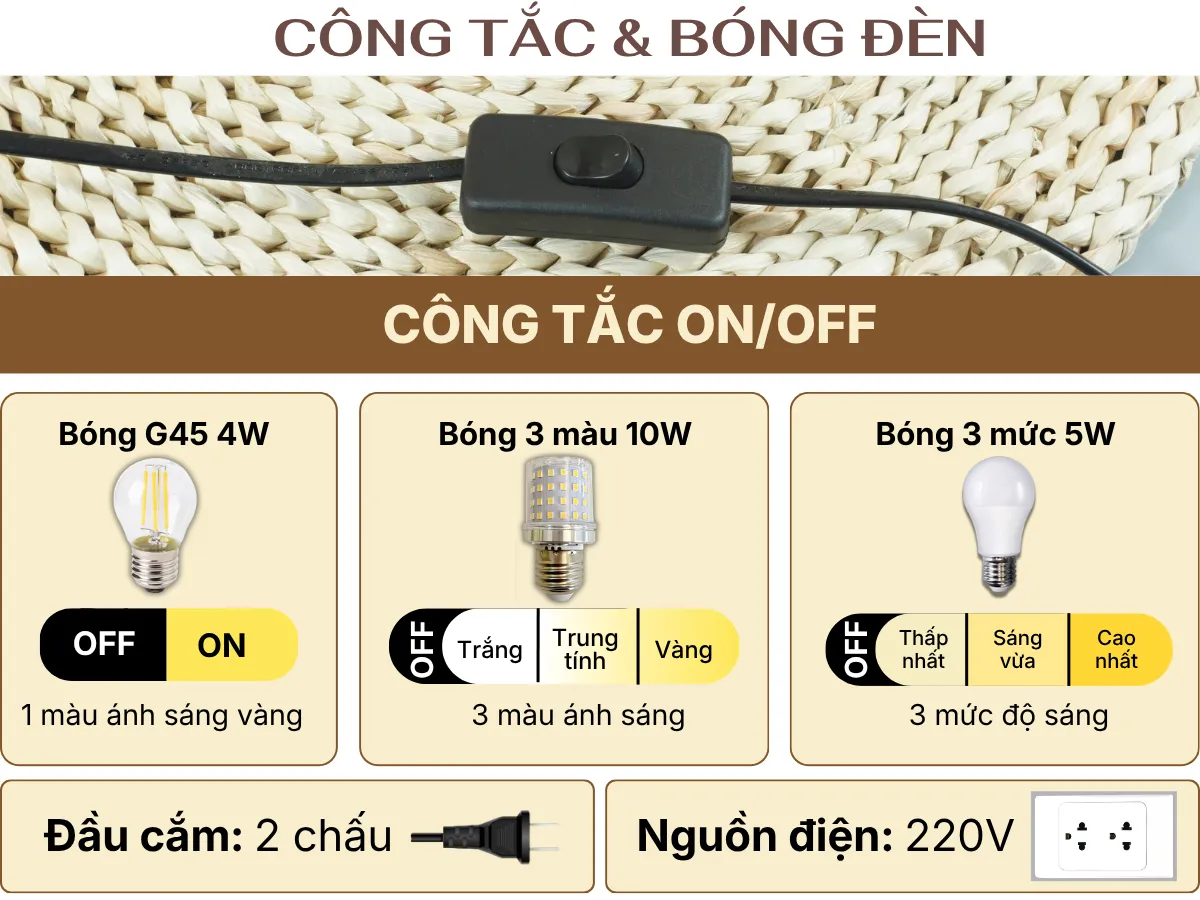 1. THÔNG SỐ KỸ THUẬT ĐÈN CÂY ĐỨNG KC6