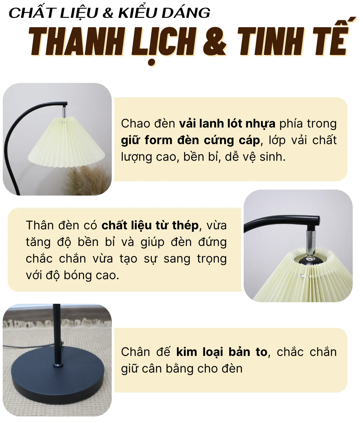 1. THÔNG SỐ KỸ THUẬT ĐÈN CÂY ĐỨNG KC6