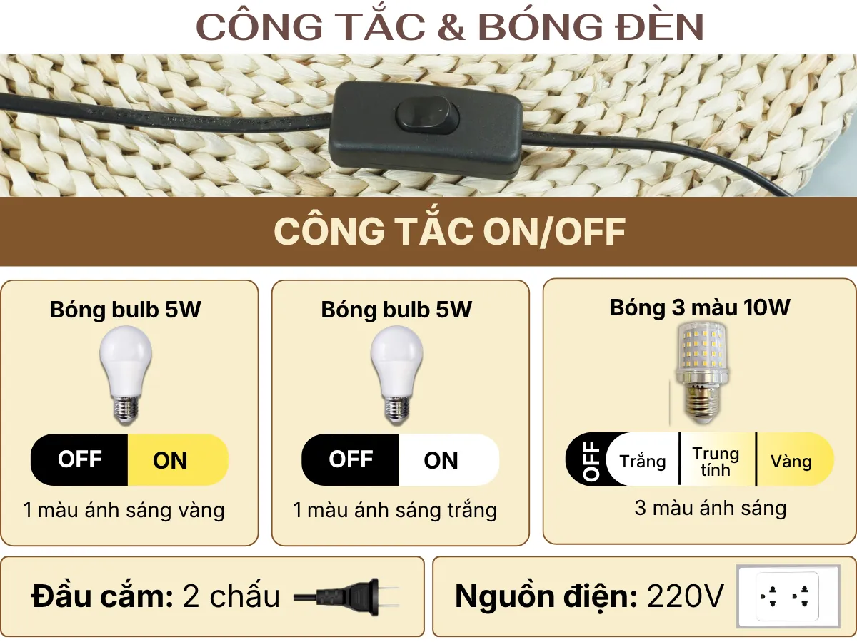 1. THÔNG SỐ KỸ THUẬT ĐÈN CÂY ĐỨNG KT10
