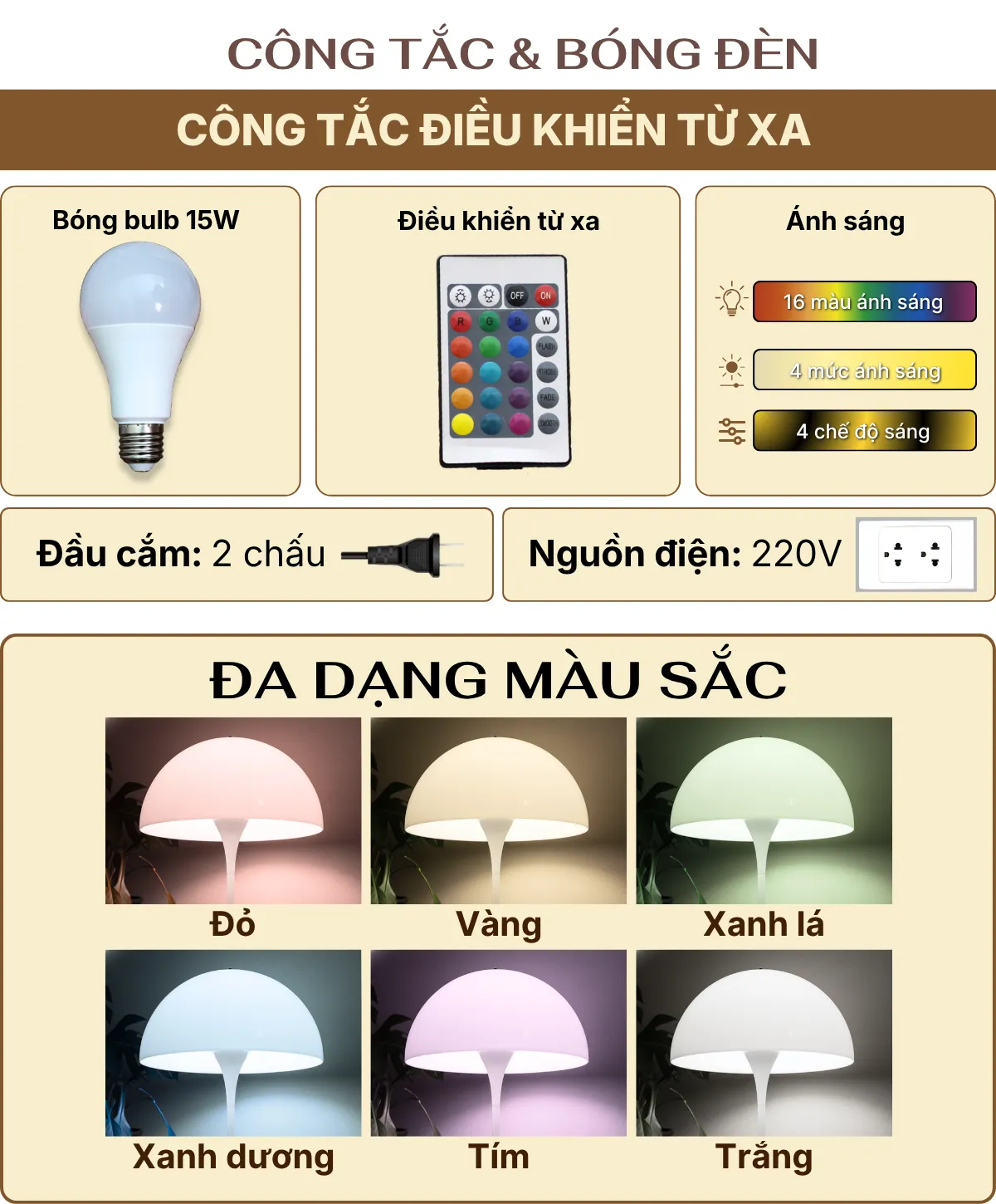 1. THÔNG SỐ KỸ THUẬT ĐÈN CÂY ĐỨNG KT10