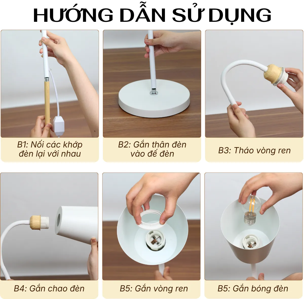 2. HƯỚNG DẪN SỬ DỤNG ĐÈN CÂY ĐỨNG KT5