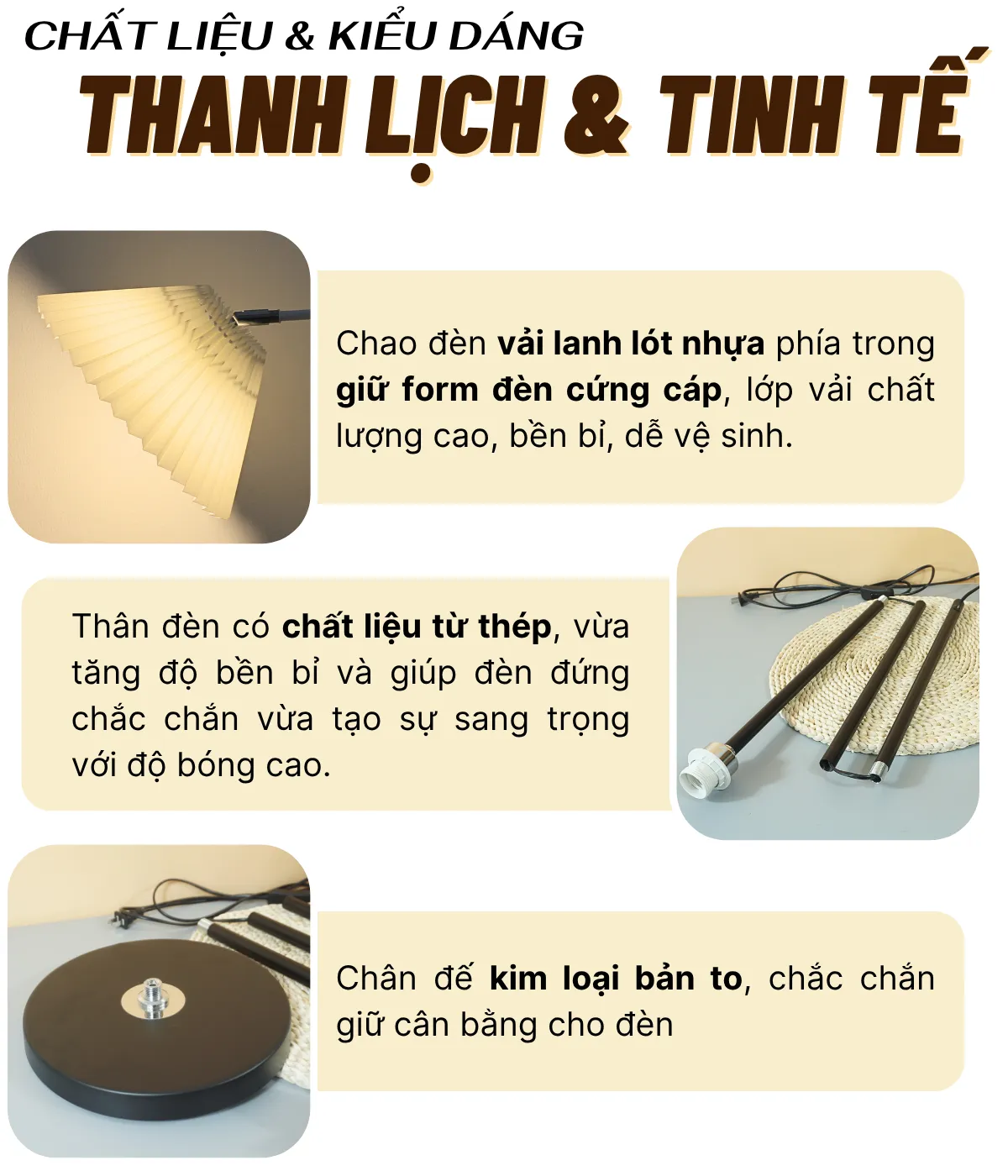 1. THÔNG SỐ KỸ THUẬT ĐÈN CÂY ĐỨNG KT6