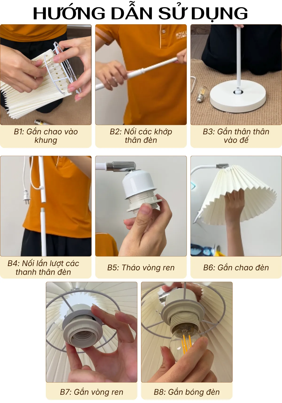 2. HƯỚNG DẪN SỬ DỤNG ĐÈN CÂY ĐỨNG KT6