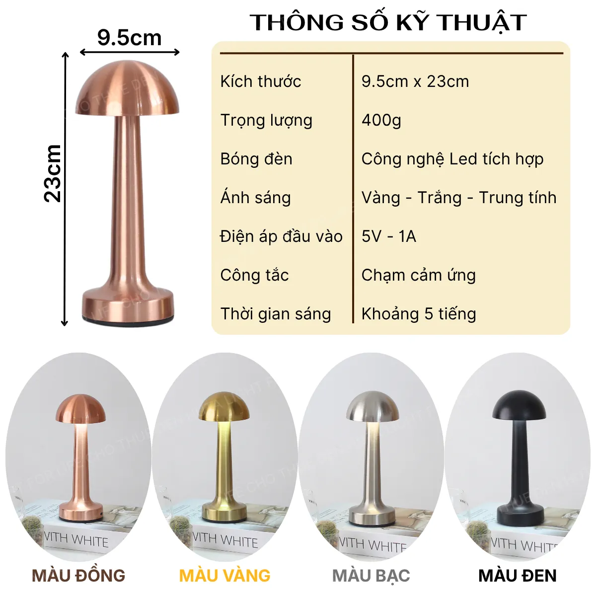 1. THÔNG SỐ KỸ THUẬT ĐÈN LED RESNON
