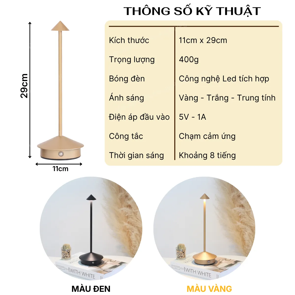 1. THÔNG SỐ KỸ THUẬT ĐÈN LED TAMGIAC