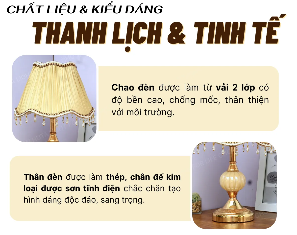 1. THÔNG SỐ KỸ THUẬT ĐÈN NGỦ ĐỂ BÀN MÃ CD1