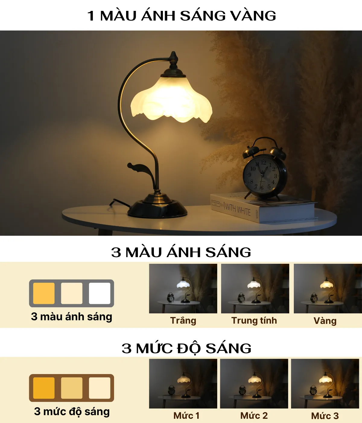 1. THÔNG SỐ KỸ THUẬT ĐÈN NGỦ ĐỂ BÀN MÃ CD2