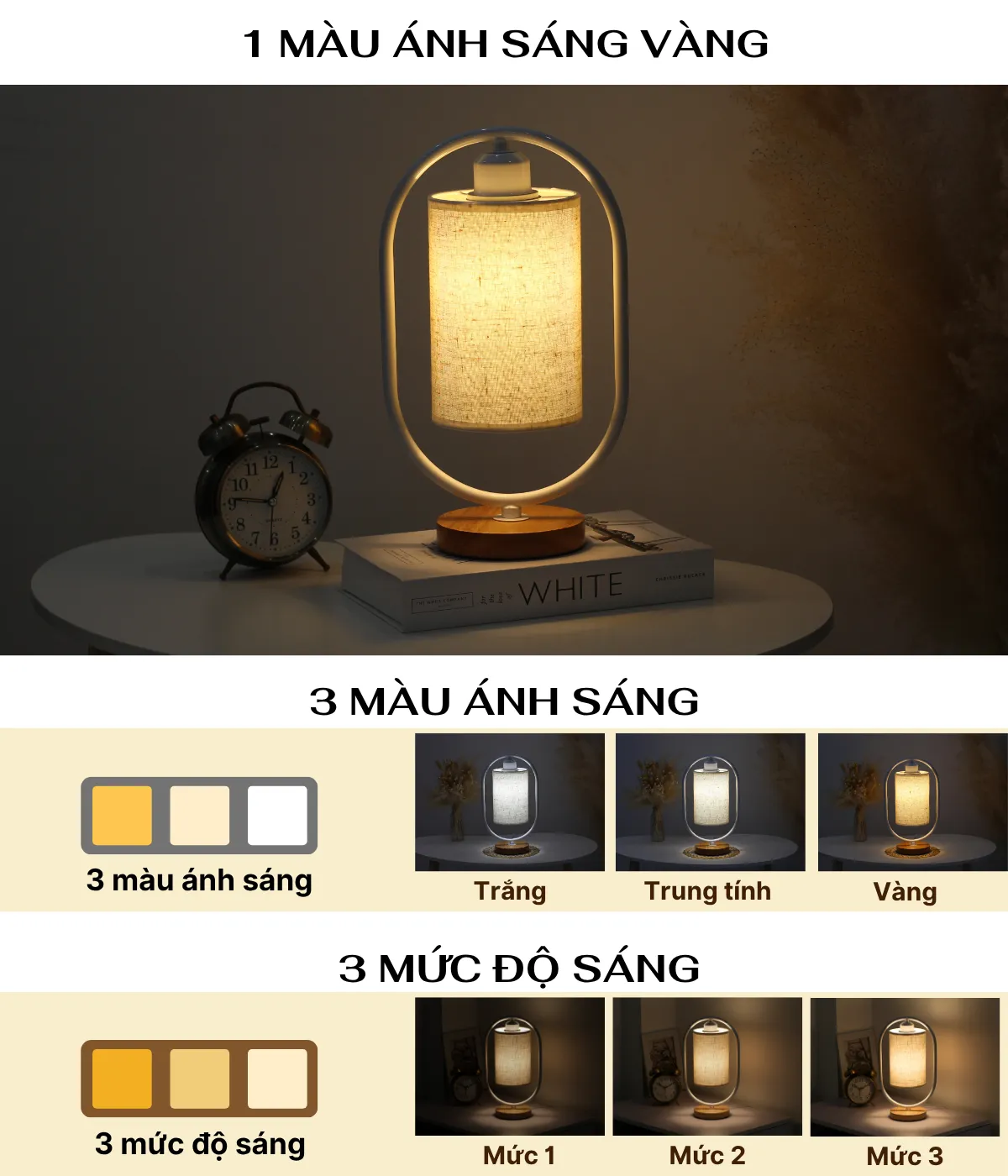 1. THÔNG SỐ KỸ THUẬT ĐÈN NGỦ ĐỂ BÀN MÃ G6