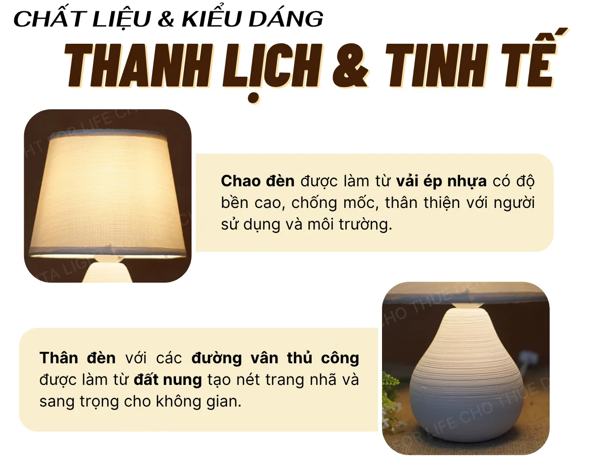 1. THÔNG SỐ KỸ THUẬT ĐÈN NGỦ ĐỂ BÀN MÃ S1