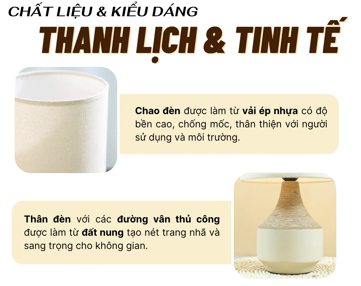 1. THÔNG SỐ KỸ THUẬT ĐÈN NGỦ ĐỂ BÀN MÃ S14