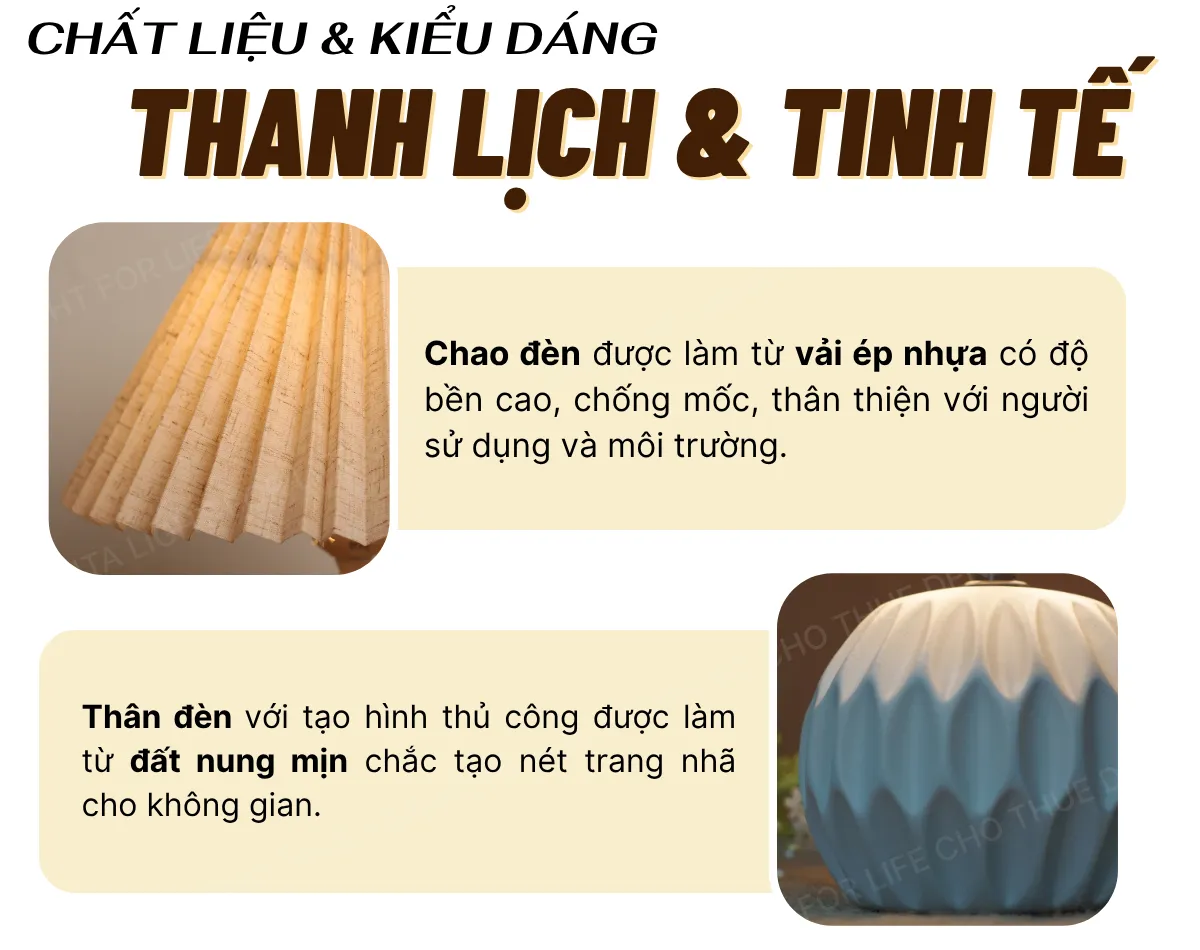 1. THÔNG SỐ KỸ THUẬT ĐÈN NGỦ ĐỂ BÀN MÃ S3