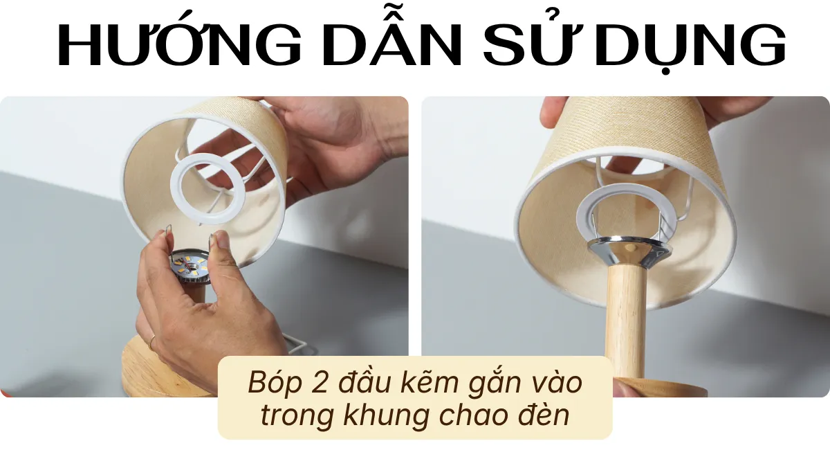 2. HƯỚNG DẪN SỬ DỤNG ĐÈN NGỦ ĐỂ BÀN MÃ G9