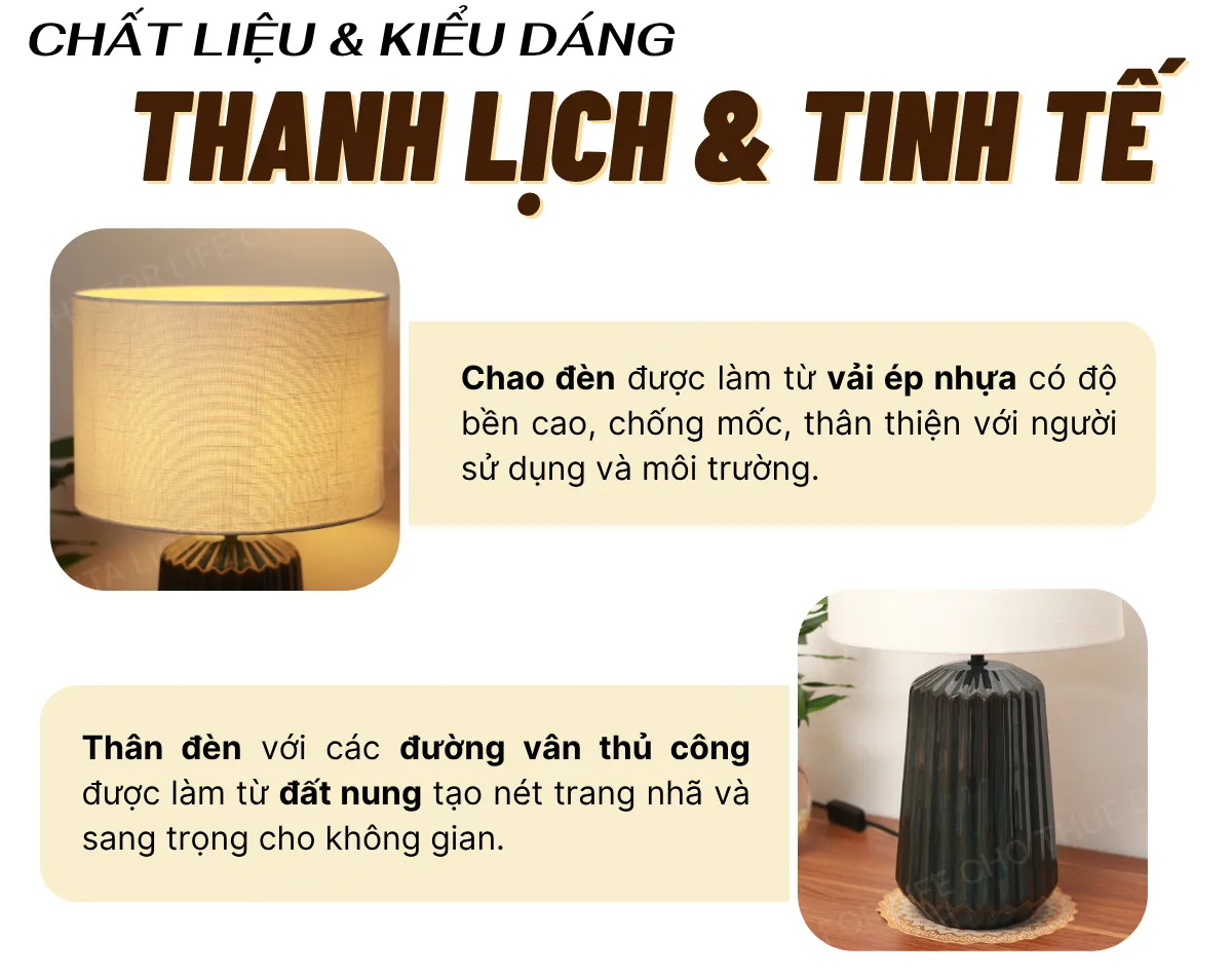 1. THÔNG SỐ KỸ THUẬT ĐÈN NGỦ ĐỂ BÀN MÃ S17