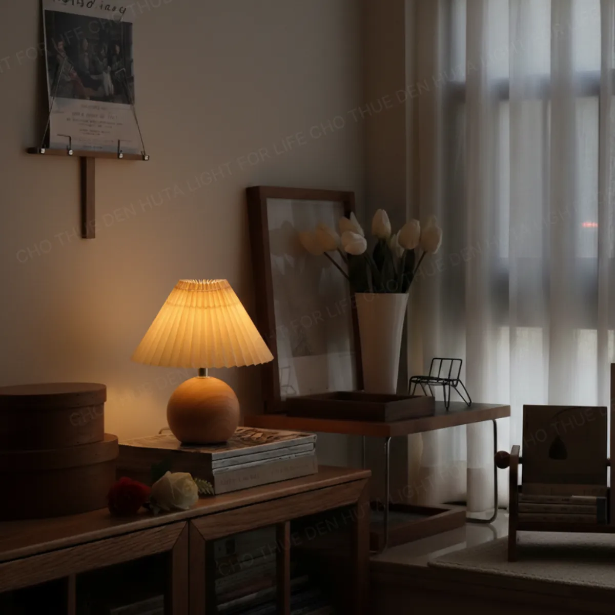3. HÌNH ẢNH THỰC TẾ ĐÈN NGỦ ĐỂ BÀN MÃ T8