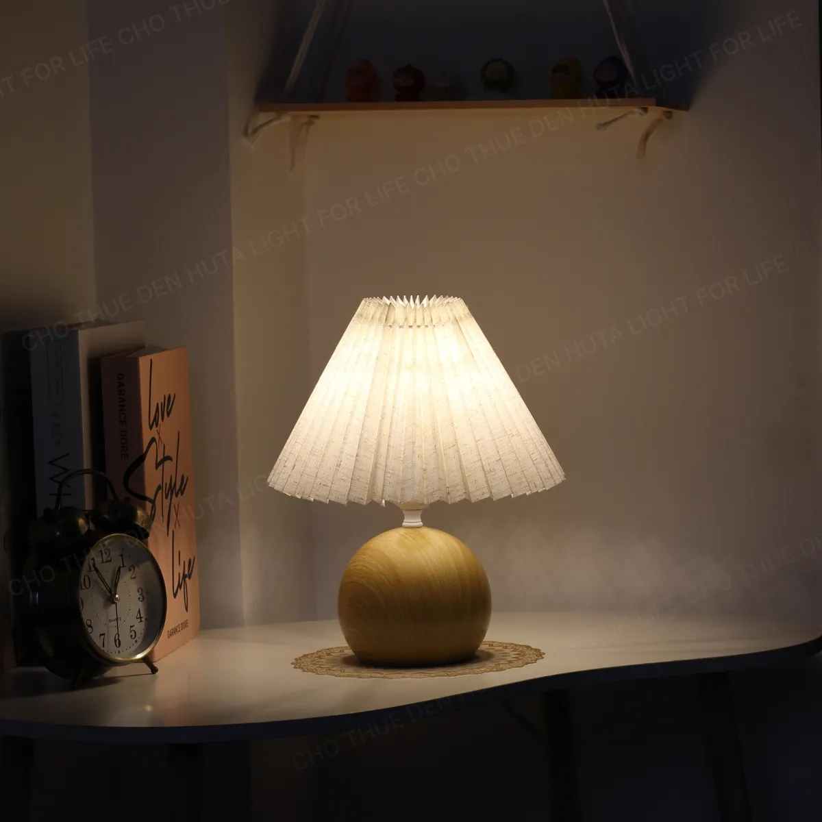 3. HÌNH ẢNH THỰC TẾ ĐÈN NGỦ ĐỂ BÀN MÃ T8