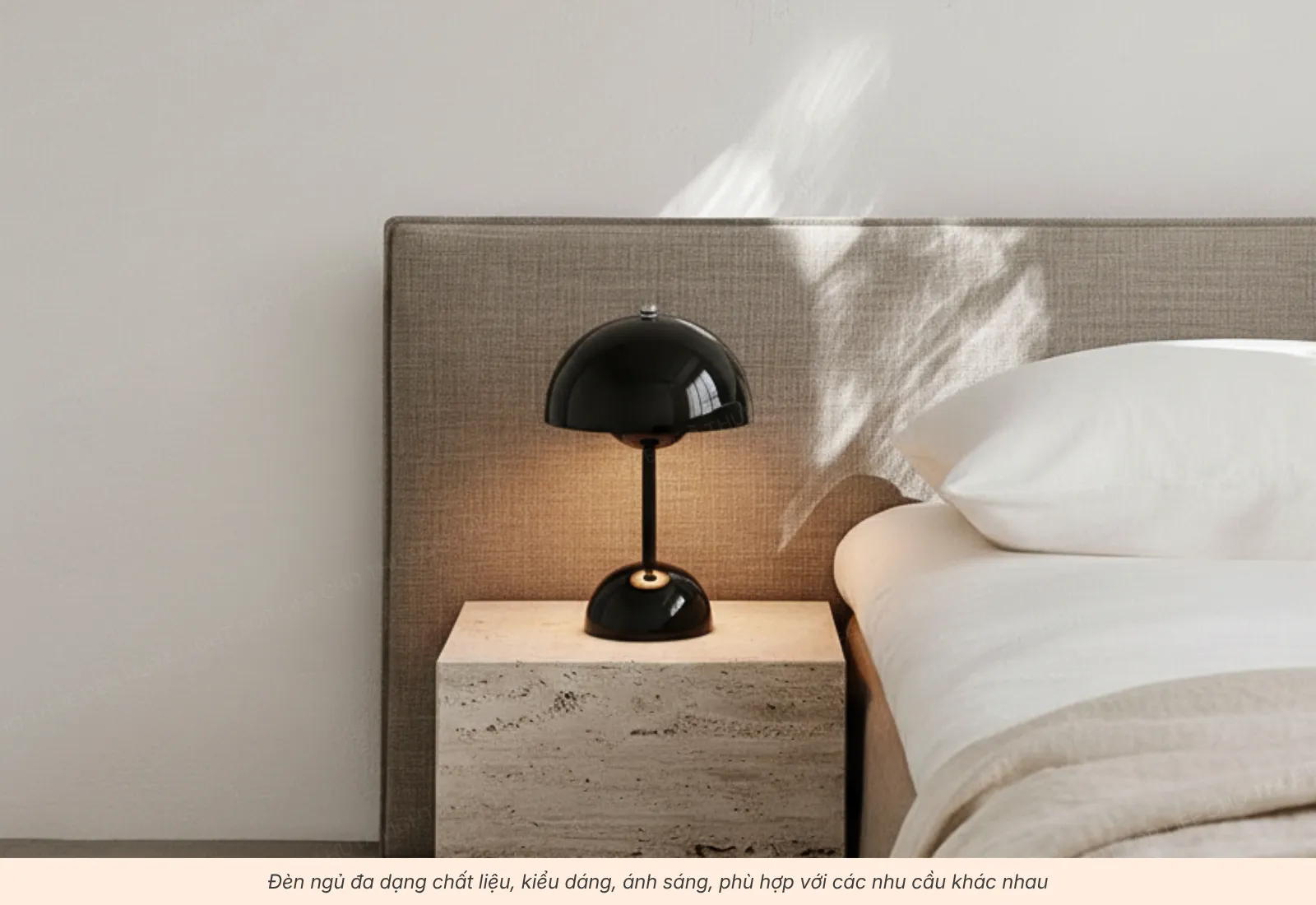 1.2 Đèn ngủ để bàn – ánh sáng ấm, tạo không gian