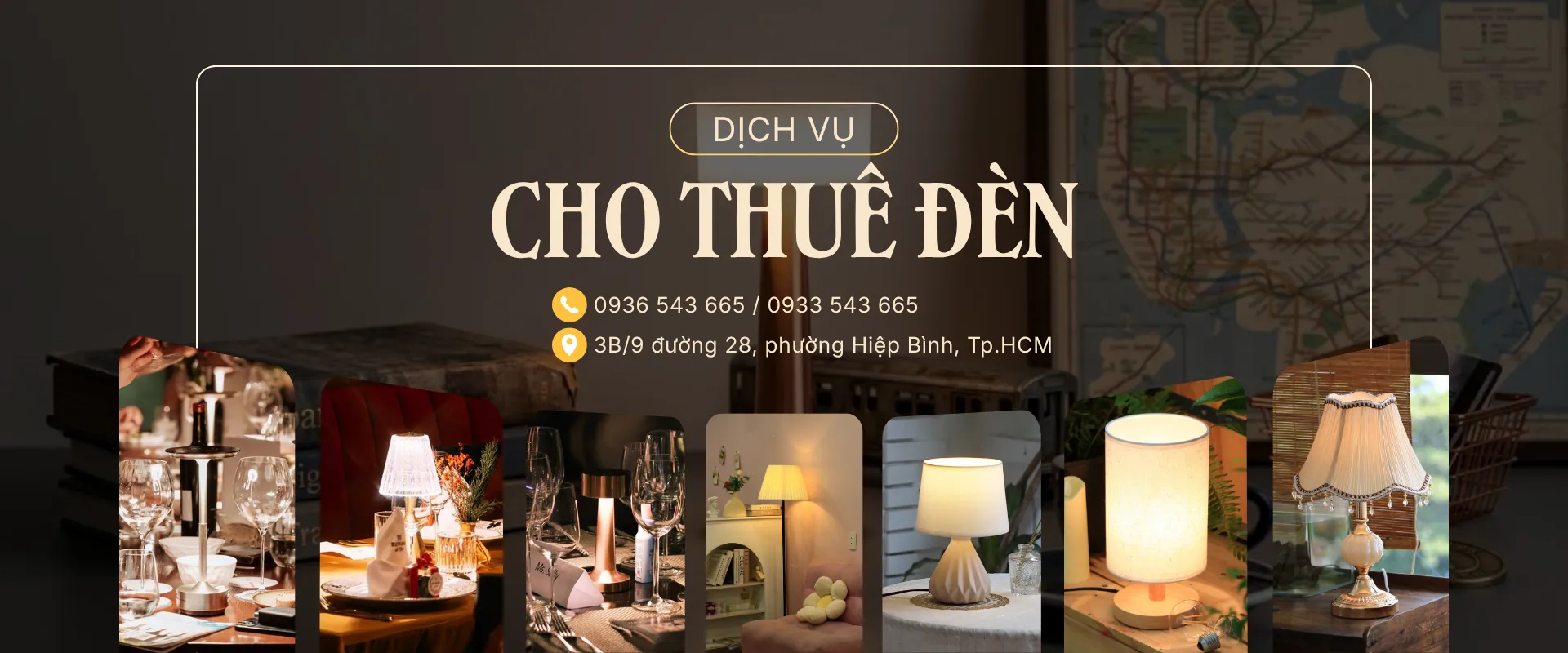 Cho thuê đèn trang trí sự kiện