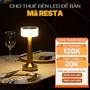 Cho Thuê Đèn Led Để Bàn Mã RESTA | Chạm Cảm Ứng | Điều Chỉnh Độ Sáng